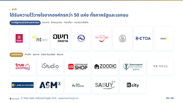 Preview of slide 29 from the HarmonyX company profile