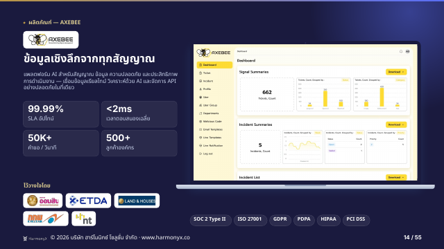 Preview of slide 14 from the HarmonyX company profile